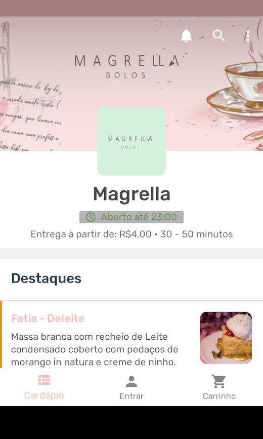 Android application Magrella screenshot