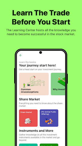 Trek: Learn. Invest. Grow. Screen 2