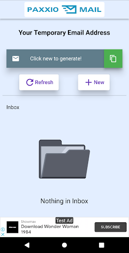 Android application Paxxio Mail screenshort