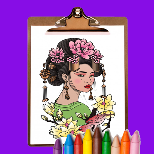 Japanese Coloring Book logo