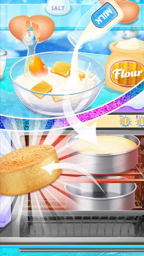 Icy Princess and Prince Cake