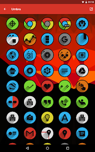 Umbra - Icon Pack Captura de pantalla