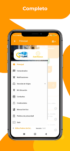 SIIBus Padres (de Estudiantes) Screen 3