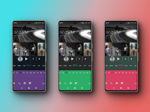 Android application A24 Theme for KLWP screenshort