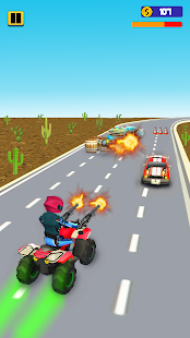 Quad Bike Traffic Shooting Games 2020: Bike Games screenshots apk mod 3