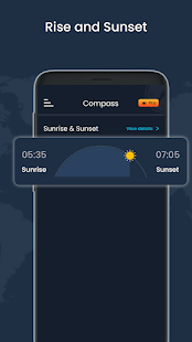 Digital compass & live weather android2mod screenshots 21