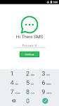 screenshot of SMS text messaging app