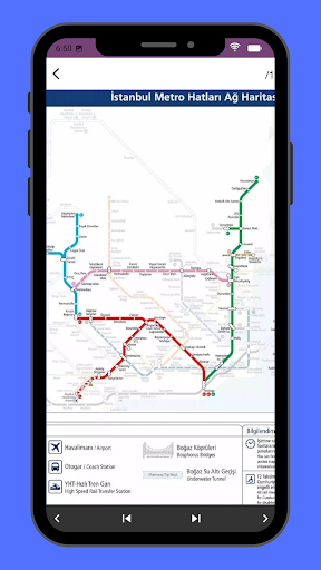 Metro Istanbul Map 2024 Screen 2