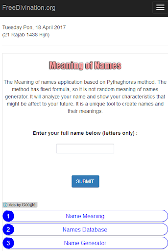Name Meaning and Horoscope Signs