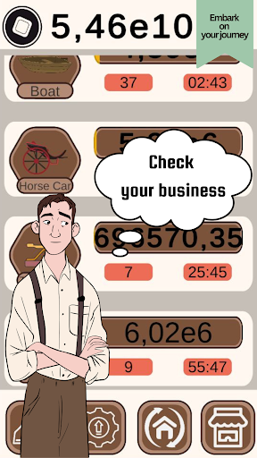 Android application Business Idle Journey screenshort