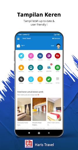 Android application Haris Travel screenshort