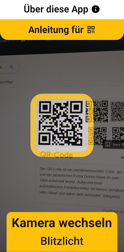 Senioren QR Code Scanner Screen 2