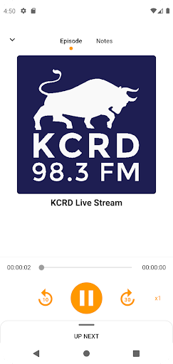 Android application KCRD Radio screenshort