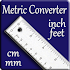 Metric Converter cm mm to inch feet6a