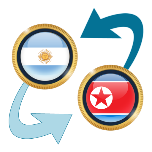Arg. Peso x North Korean Won logo