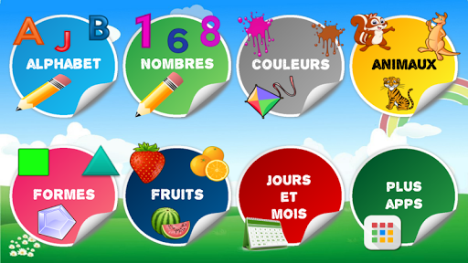 Android application (ABC) تعلم الفرنسية للأطفال screenshort