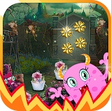 Cute Pink Monster Escape icon