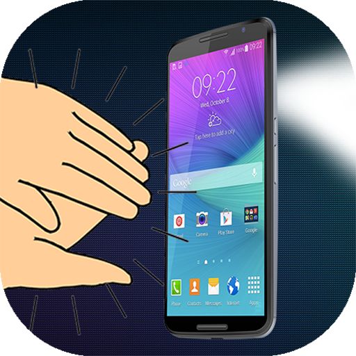 Clap and turn on flash