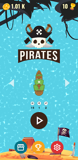 Android application Pirates! Cannon Clash screenshort