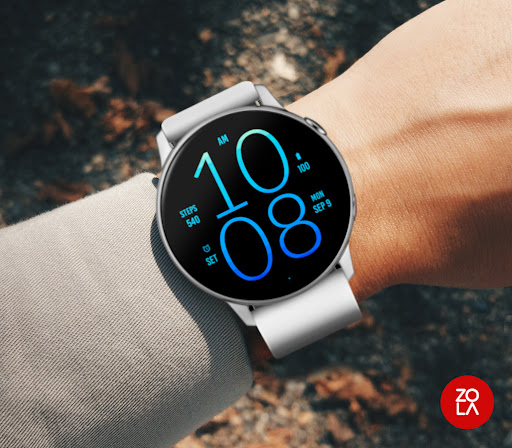 Ocean Blue Light Watch Face Screen 3