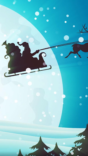 Android application santa claus live wallpaper screenshort
