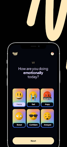 Android application Moody: Share Your Mood screenshort