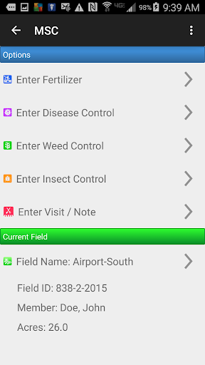 Michigan Sugar Company (MSC) Screen 2