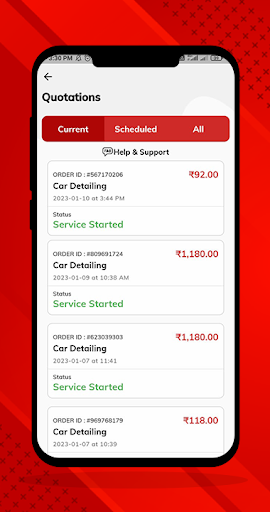 Kallas Service Provider Screen 3