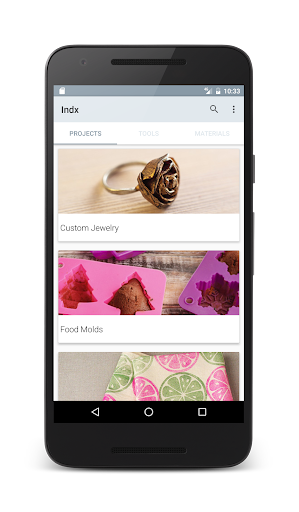 Indx: The Makers Directory Screen 2