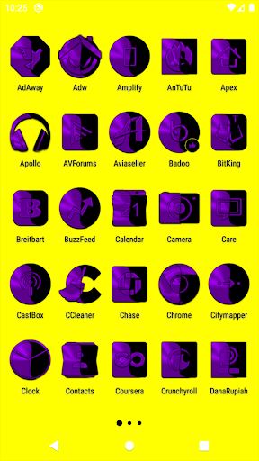 Wicked Purple Icon Pack Screen 2