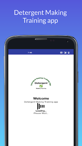 Android application Detergent Making Training screenshort
