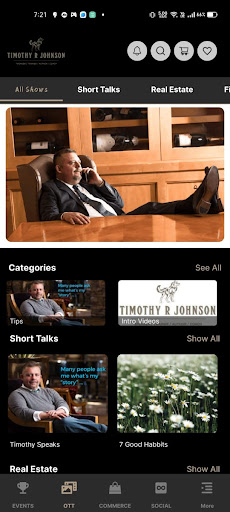 Android application Timothy R Johnson screenshort