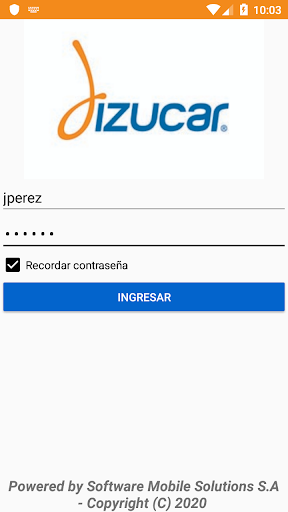 Android application SMSTomaTiempos screenshort