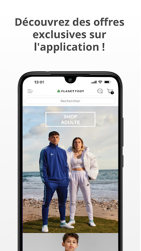 Android application Planet Foot screenshort