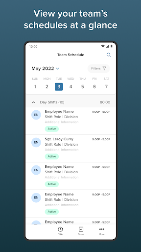 NEOGOV Schedule Screen 2