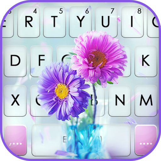 Bright Flower Keyboard Backgro logo
