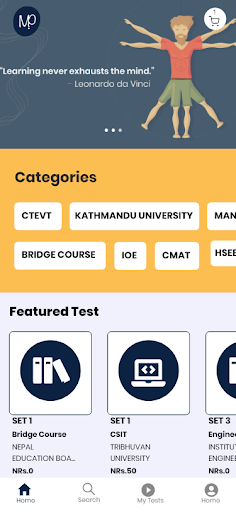 Android application My Parikshya - Complete Entran screenshort