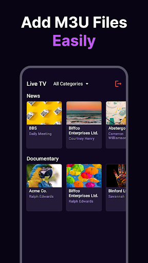 Android application Playberry screenshort