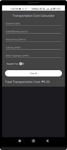 Android application TranspoPh screenshort