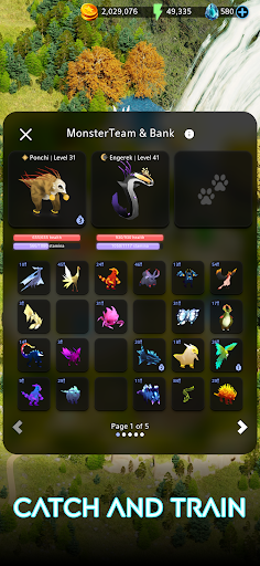 Android application Yakala - Monster Catching RPG screenshort