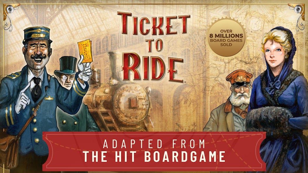Ticket to Ride 2.7.1169809047126 APK + Mod (Unlimited money) untuk android