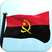 Angola Flag 3D Free Wallpaper