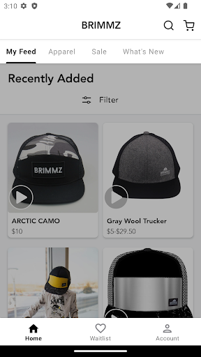 Android application BRIMMZ screenshort