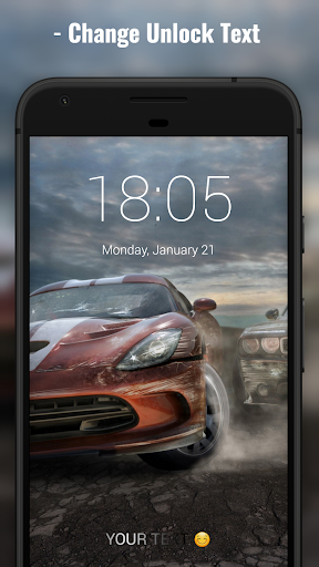 Car Drift Racing Lock Screen Screen 3