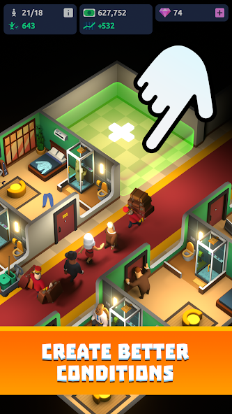 Idle Hotel Tycoon Empire 1.1 APK + Mod (Unlimited money) para Android