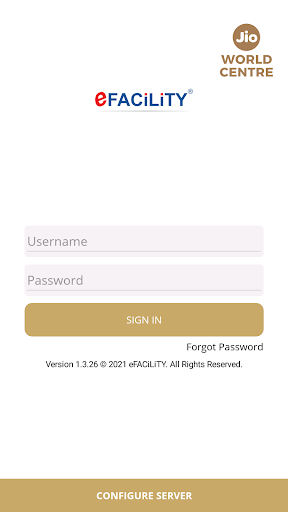 Android application JWC-eFACiLiTY® Smart FM App screenshort