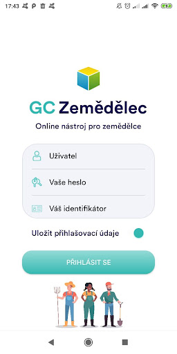 Android application GC ÚPRAVY® Zemědělec screenshort