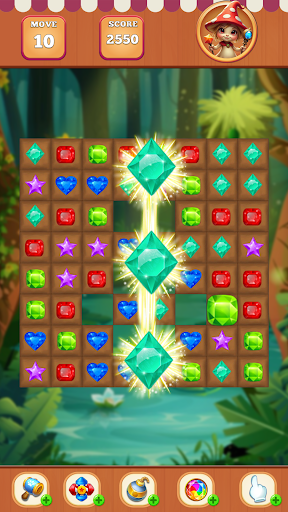 Crystal Match 3 Puzzle Game screenshot 2