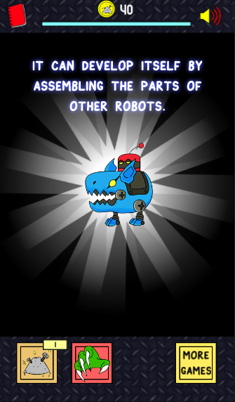 Android application Robot Evolution screenshort