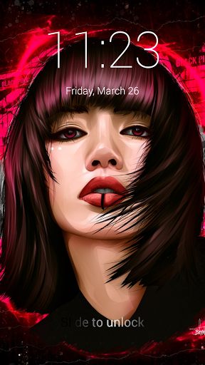 Lisa BlackPink Lock Screen Screen 3